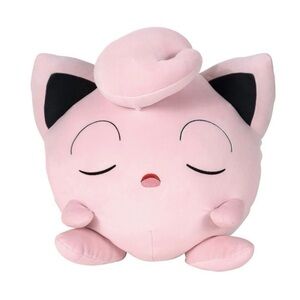 Pokemon Jiggly Puff 18" Sleeping Plush Buddy Jazwares Pink NWT